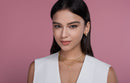 1-carat High-quality Morganite Gemstone-laden Luxurious And Fashionable Minimalist Trend Jewelry Silver Pendant Necklace With Collar Chain, S925 Silver Electroplated With Gold null