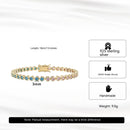 S925 Sterling Silver Two-tone Zircon Fashion All-match Bracelet null