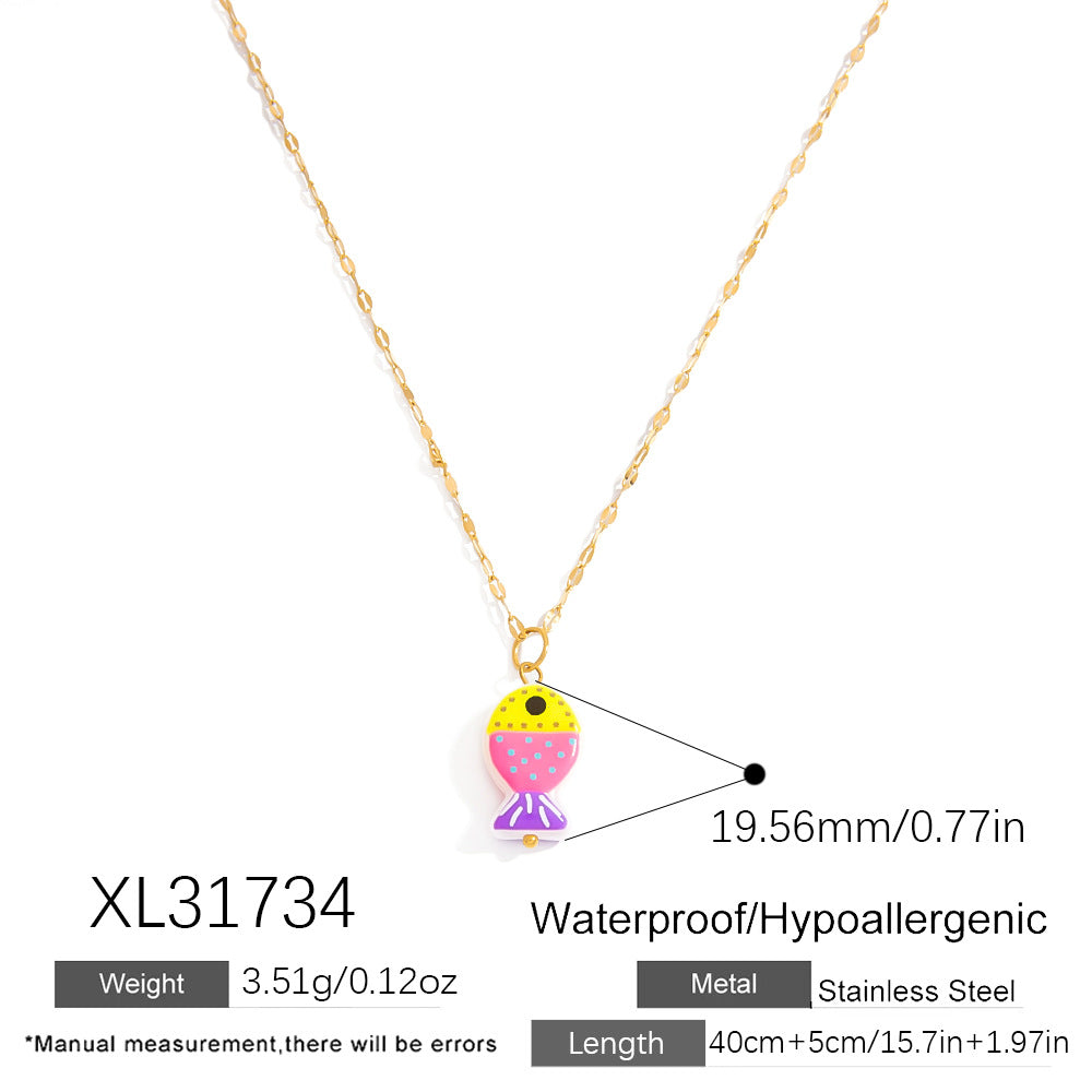Women's Niche Gold Color-Resistant Clavicle Chain null