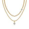1-carat High-quality Morganite Gemstone-laden Luxurious And Fashionable Minimalist Trend Jewelry Silver Pendant Necklace With Collar Chain, S925 Silver Electroplated With Gold null