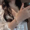 Women's Freshwater Shell Freshwater Pearl Necklace Bracelet null