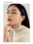925 Sterling Silver Stud Earrings Earrings Female Plated 14k Gold Premium Sense Of Niche Design Ginkgo Biloba National Style Silver Jewellery null 925 Sterling Silver Stud Earrings Female Plated