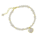Women's Freshwater Shell Freshwater Pearl Necklace Bracelet null