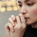 Leaf Horse-eye Diamond Ring .... null