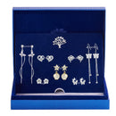 S925 Sterling Silver Suit Female Combination Exquisite Fashion Long Bow Earrings null S925 sterling silver long bow earrings for women