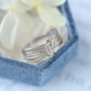 Colorfast Cross Copper Ring With Zircon Inlay null