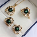 Simple And Exquisite Freshwater Pearl Necklace Suit null