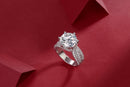1Luxury Fashion Large Diamond Ring Moissanite Silver Ring Prohibit Tk Sales Trendyproductsprecious diamond engagement band